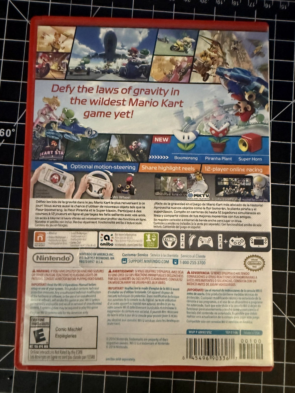 Mario Kart 8 Nintendo Wii U Complete CIB
