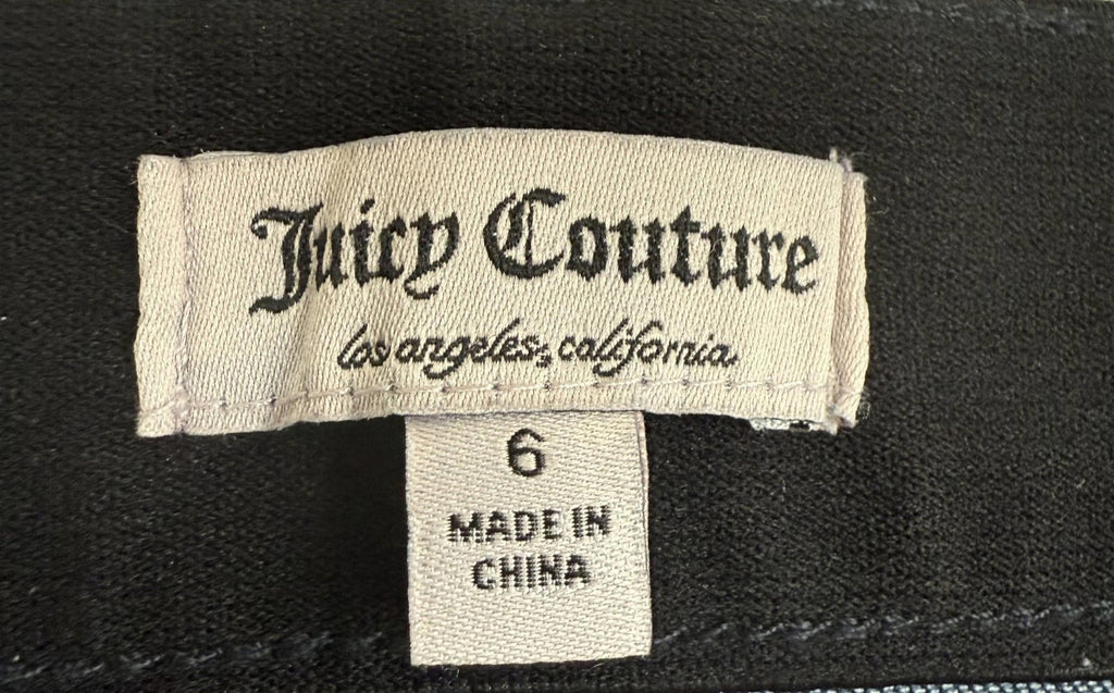 Juicy Couture Crop Capri Womens Jeans Size 6 Skinny Medium Blue Elastic Waist