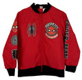 Marvel Spiderman Quilted Lightweight Jacket Boys Size  10 / 12 Full Zip