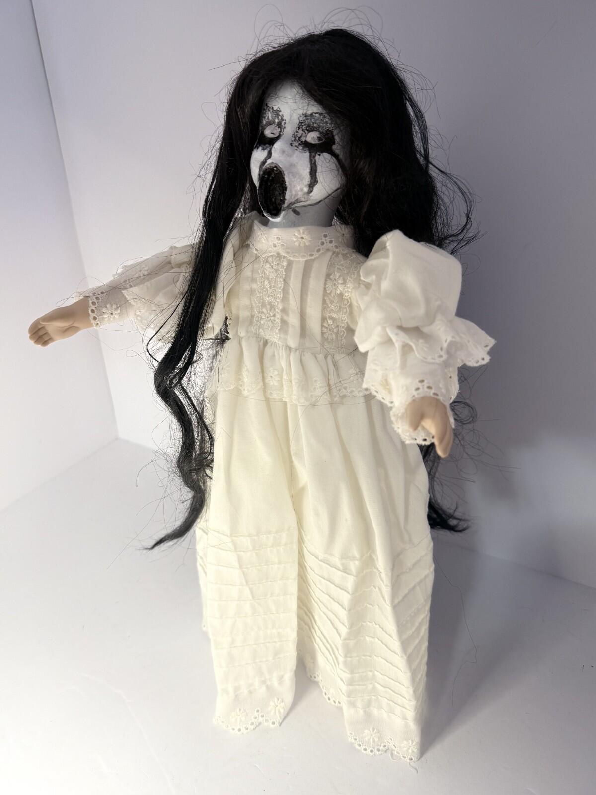 The Banshee's Path - OOAK Scary Creepy Doll 16" Hand Painted Horror Haunting Art