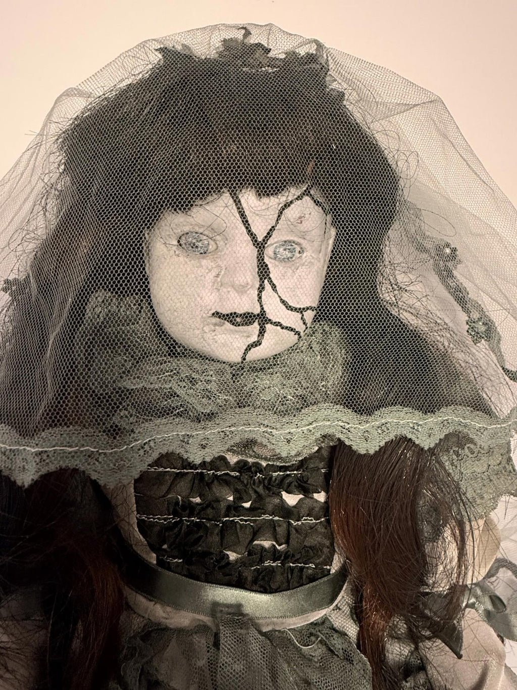 Meet Elara - OOAK Scary Creepy Doll 20" Hand Painted Horror Haunting Art