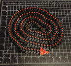 3D Printed LONG Dragon/Snake - PLA - Black and Red - 5 Feet 4 Inches