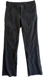 North Face Pants Womens 4 Black Roll Tab Stretch Outdoors Hiking 28x32