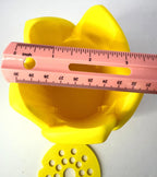 Leaf Flower Pot 3D Printed PLA Gardening House Plant Yellow