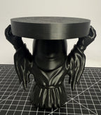 3D Printed Ghostface Candle Jar Holder - Black/White - 5 Inch
