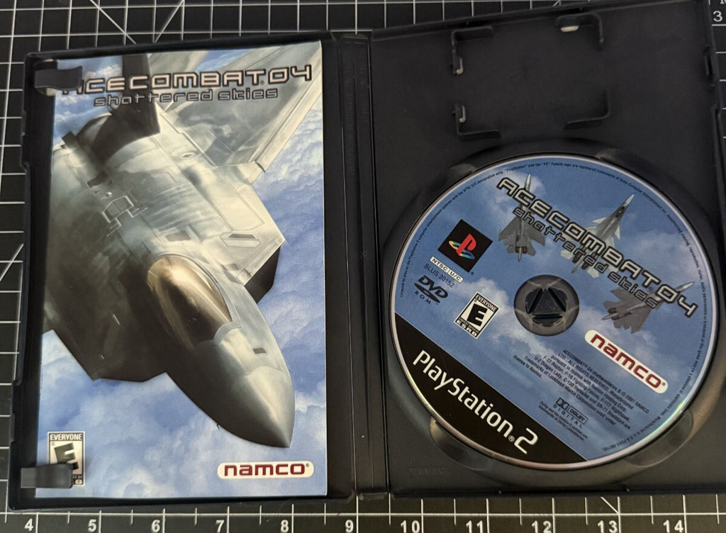 Ace Combat 04: Shattered Skies Greatest Hits (PlayStation 2, 2001) Namco PS2 CIB