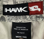 Tony Hawk Mens Size 34 Cargo Shorts Khaki Beige Cotton Skateboarding Utility