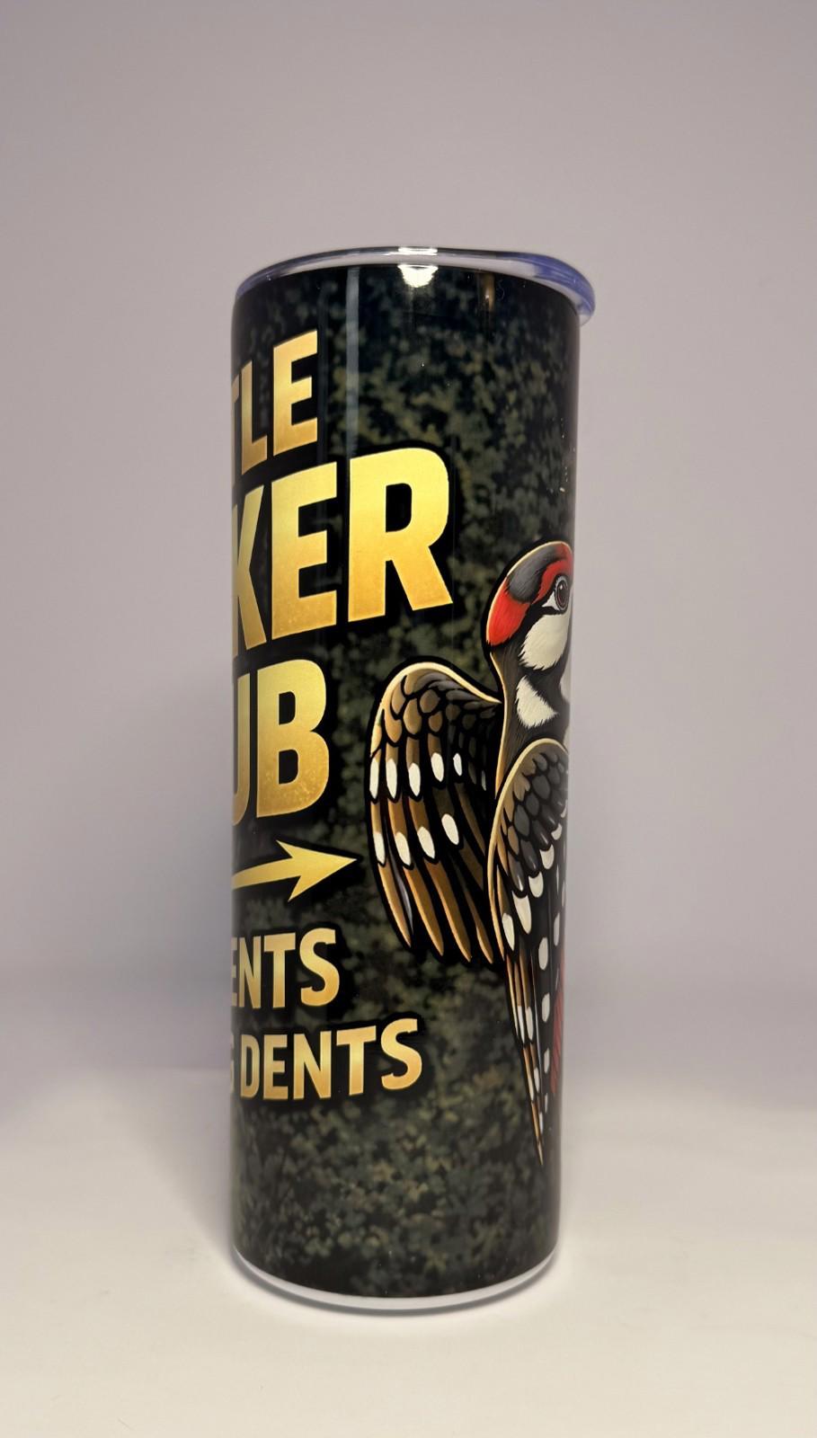 20 oz Pecker Stainless Steel Tumbler with Lid, Straw