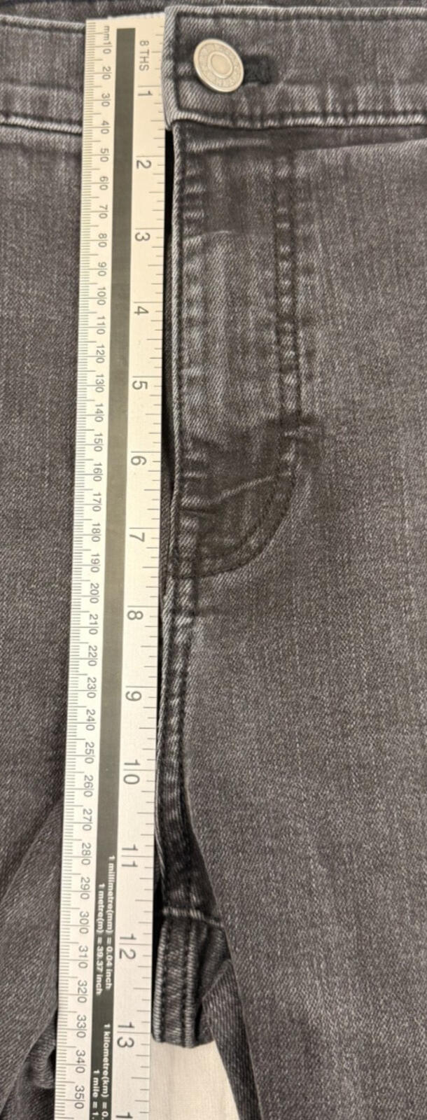 Tommy Hilfiger Mens Slim Jeans W36 L32 Black (Fits like 38x32)