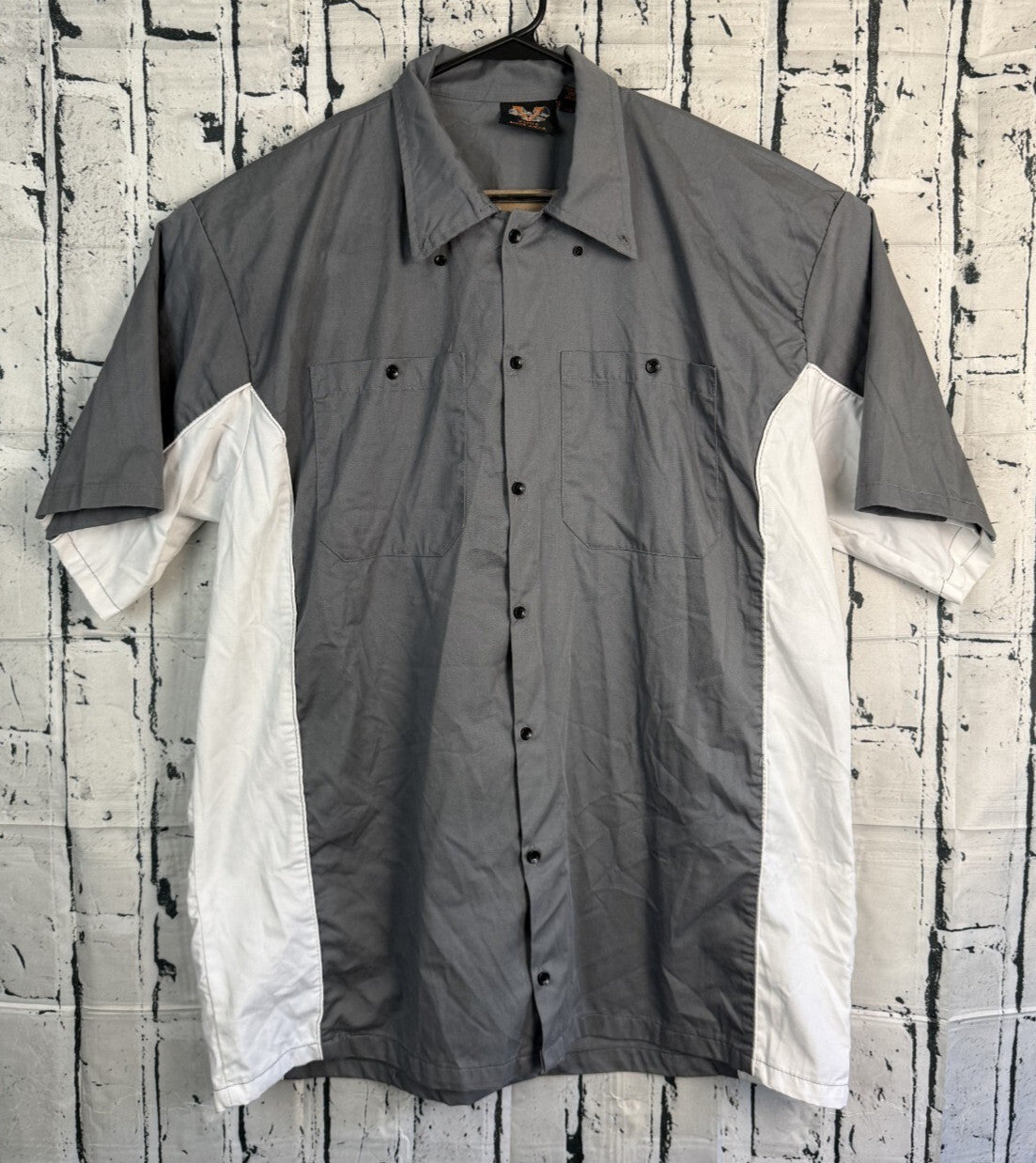 Vance Biker Wear 99th Laconia Bike Week Button Down Shirt Men 5xl Mechanic Style