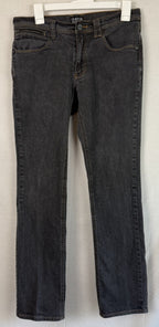 Empyre Jeans PunkRockPaul Black Mens Sz 32 Super Slim Denim Pant Zipper Pockets