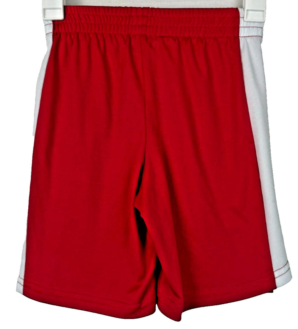 Champion Basketball Shorts Youth Size Small Red Elastic Waist Boys