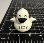 3d Printed Ghost Duck - Personalized - 2 1/5 Inch Tall