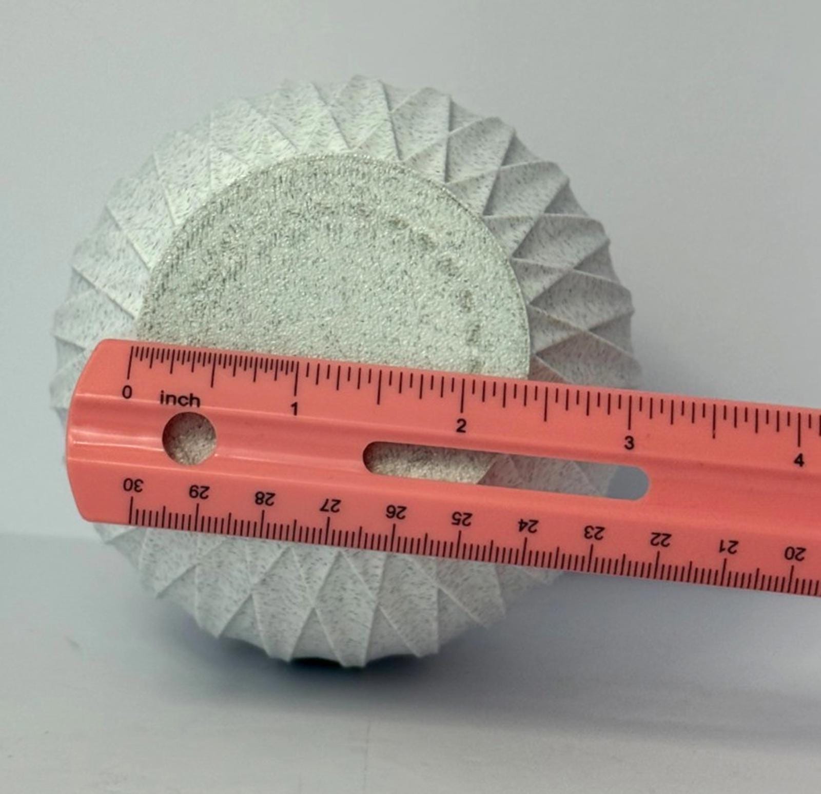 Stone Look Vase - 3D Printed in PLA Plastic - 7 inches Tall