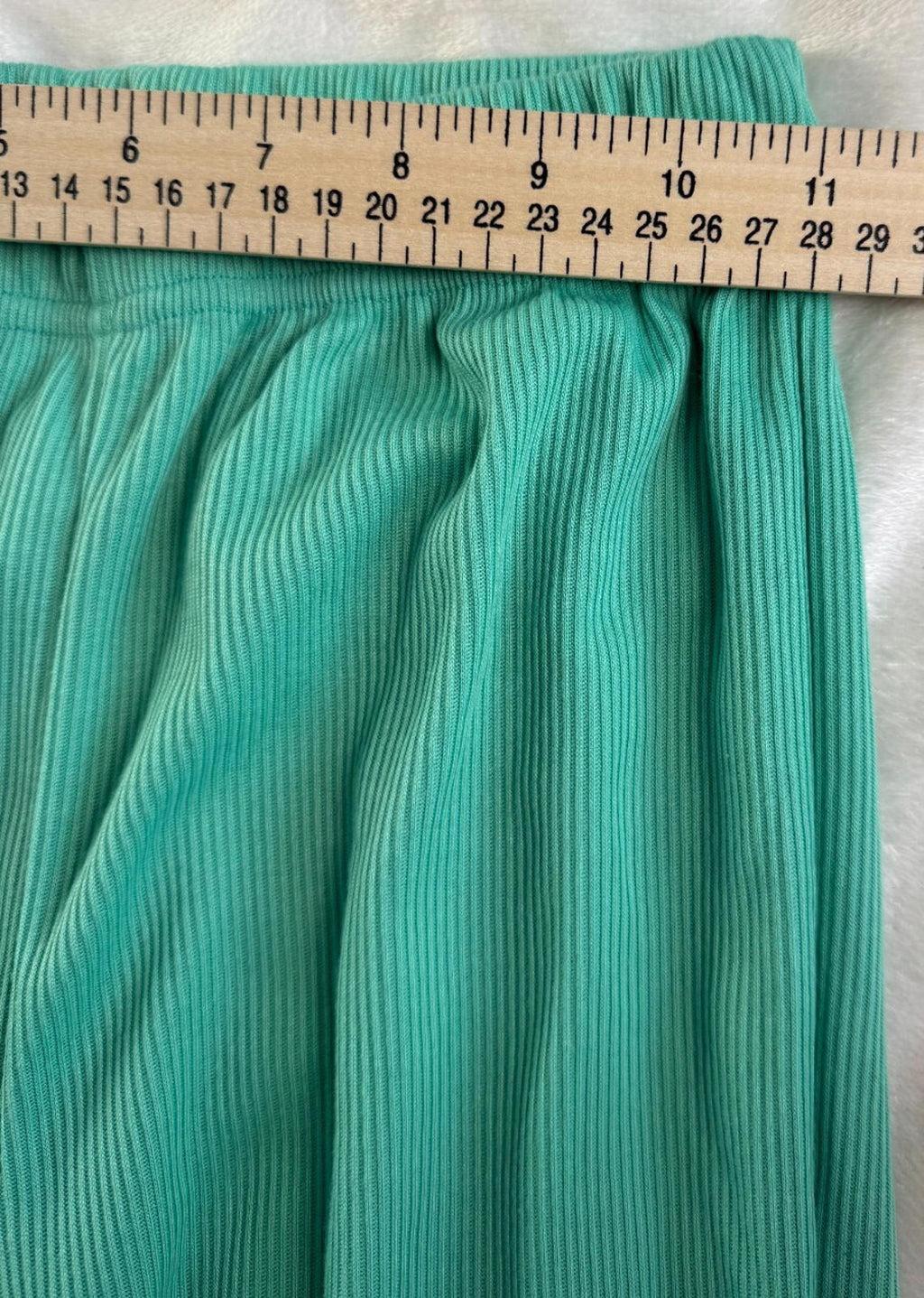 Womens Releaxed Polyester Pants size s light green 100% polyester comfortable
