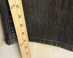 LL Bean Womens Favorite Fit Jeans Size 12 M/T Black Denim Straight Leg