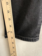 American Eagle Skinny Mens Jeans Air Flex 31x30 Black Distressed Stretch Denim