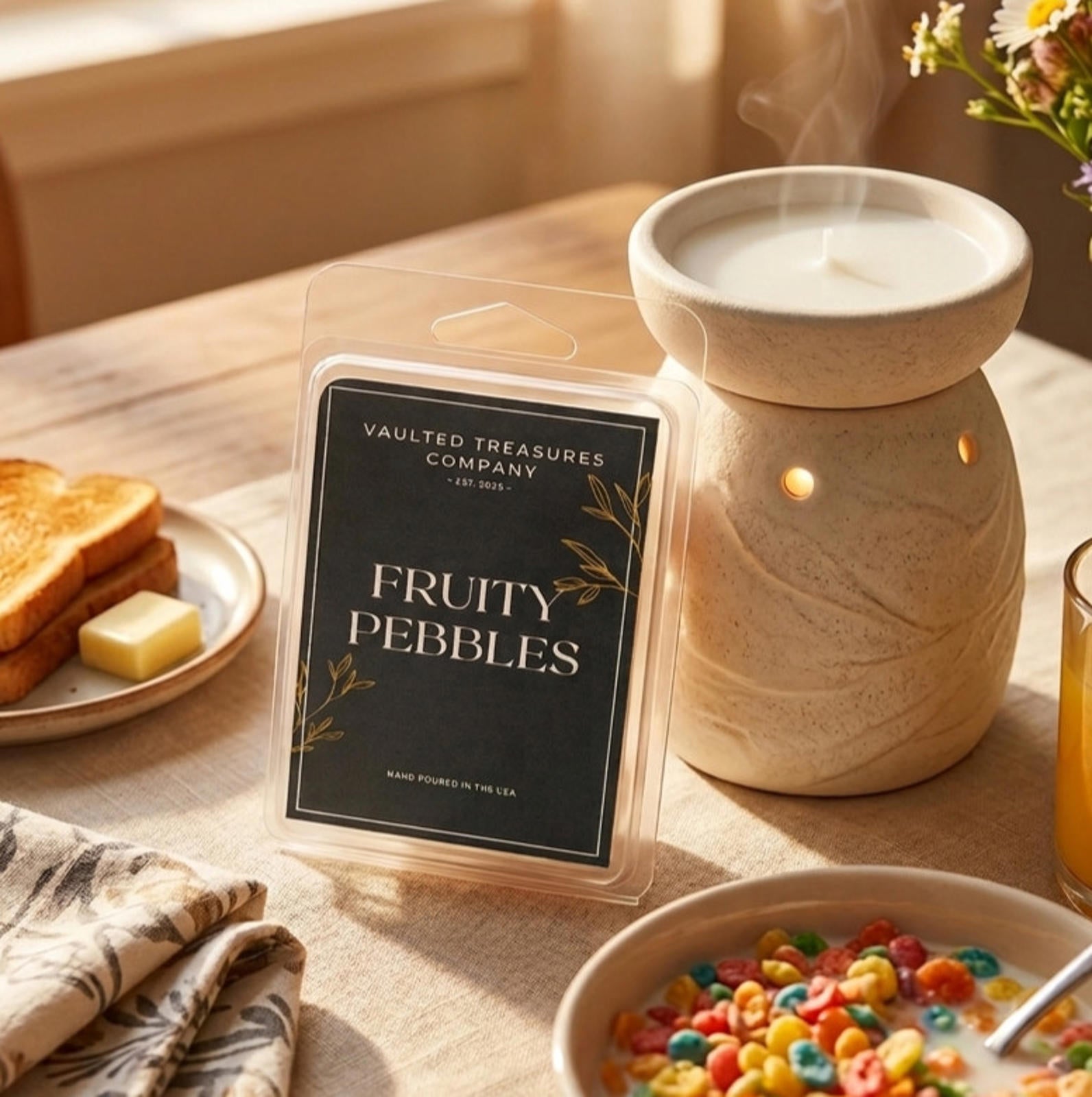 Fruity Pebbles Handmade Premium Wax Melts - 6 melts - Strong Scent