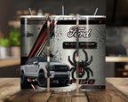 20 oz Ford Black Widow 2026 Stainless Steel Tumbler with Lid, Straw - F150