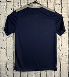 NFL Team Apparel New England Patriots Shirt Mens Large Blue Grey Performance Tee