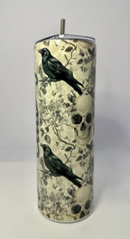 20 oz F-Caw-F Stainless Steel Tumbler with Lid, Straw