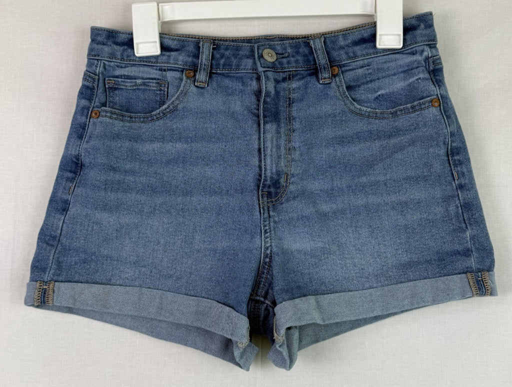 American Eagle Mom Shorts Womens Size 10 Roll Cuff - Demin - Stretch