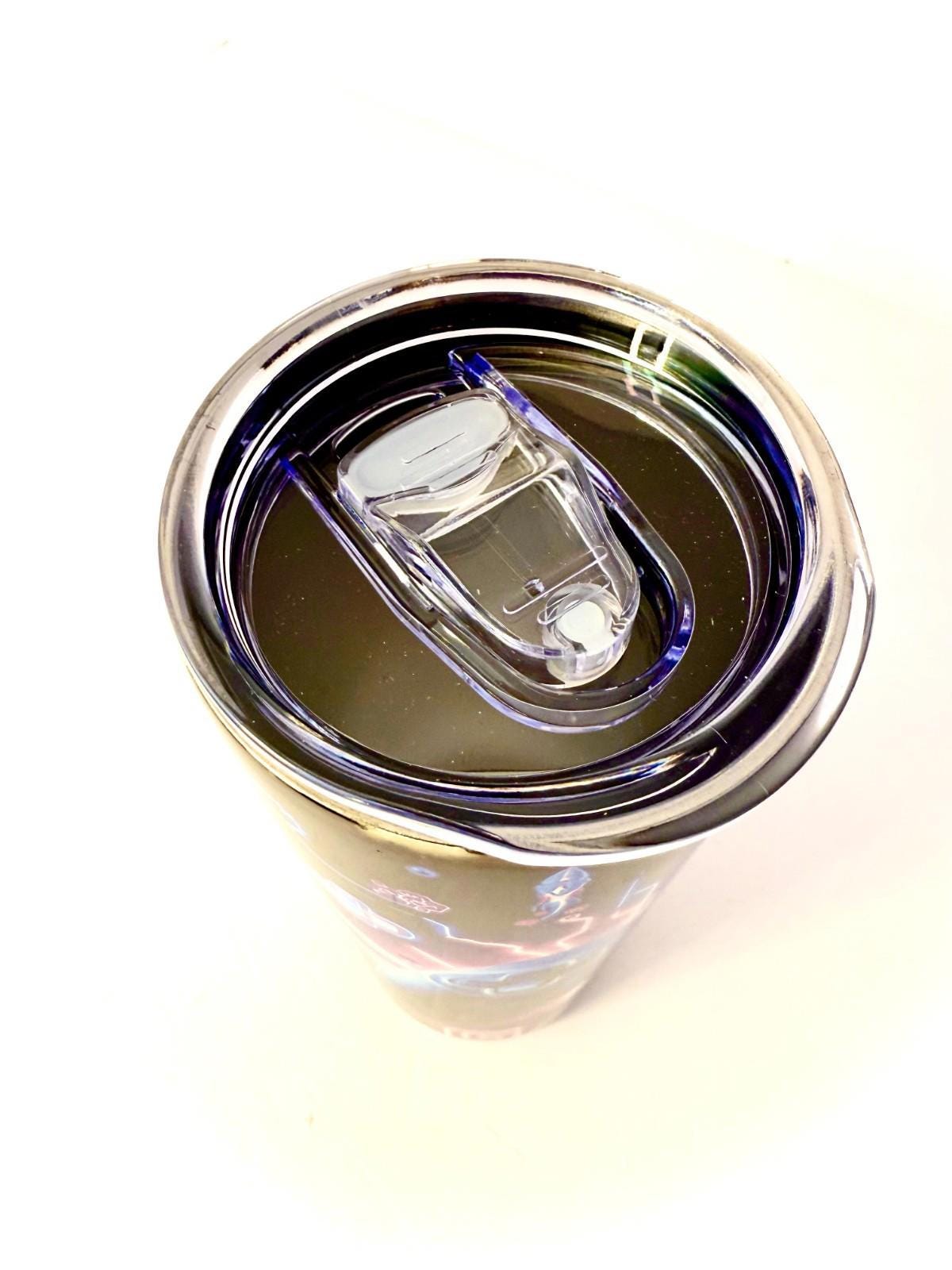 20 oz Neon Gamer Stainless Steel Tumbler with Lid, Straw