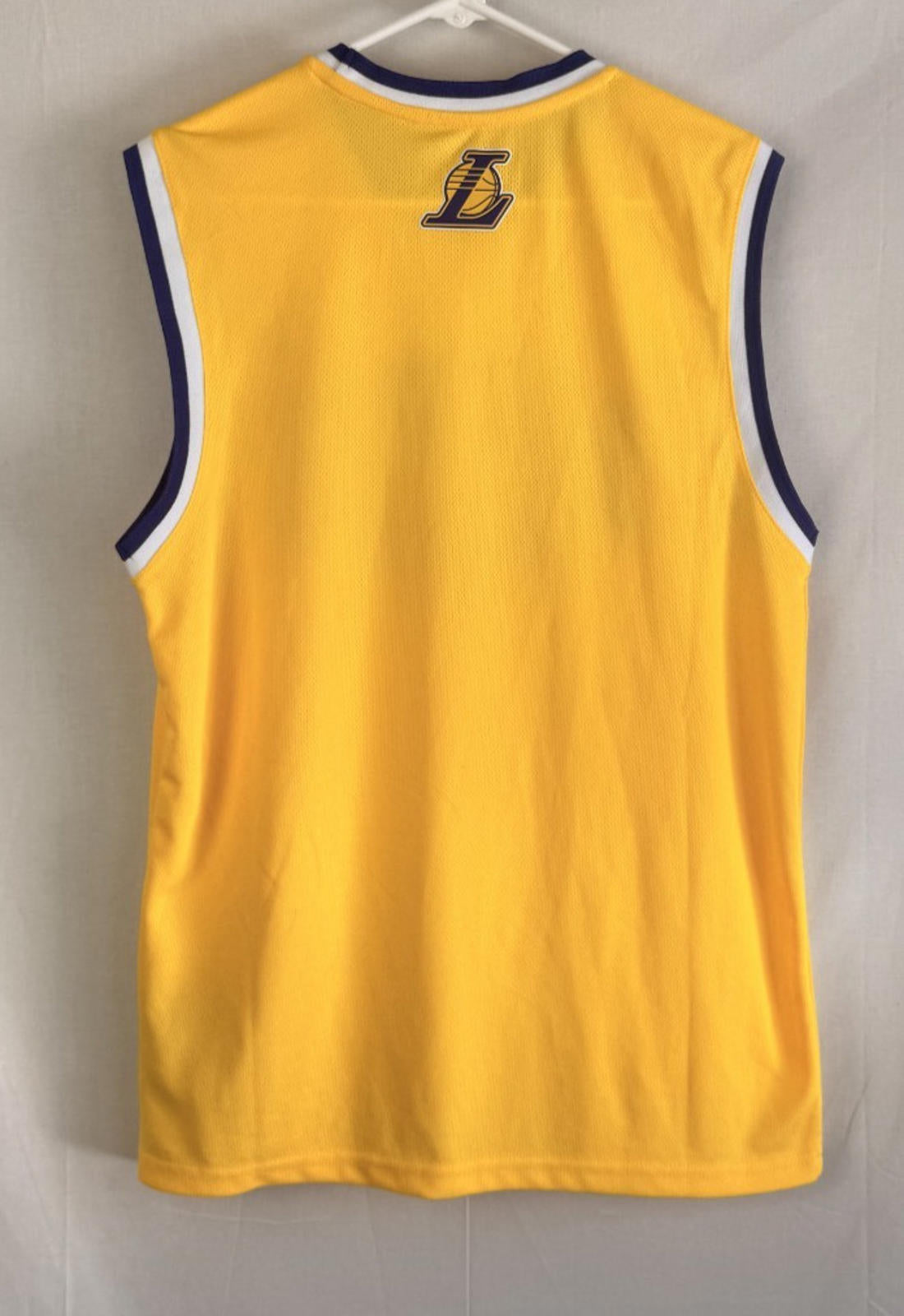 Los Angeles Lakers Mens Jersey Sz M NBA Yellow Ultra Game