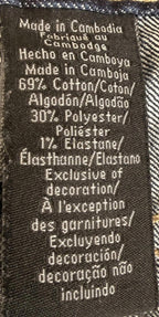 Calvin Klein Womens Skinny Jeans Size 28/6 Mid-Rise Blue Denim