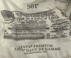 Levis 501 Cutoff Shorts Womens W25 Blue Distressed Mid Rise Button Fly Raw Hem