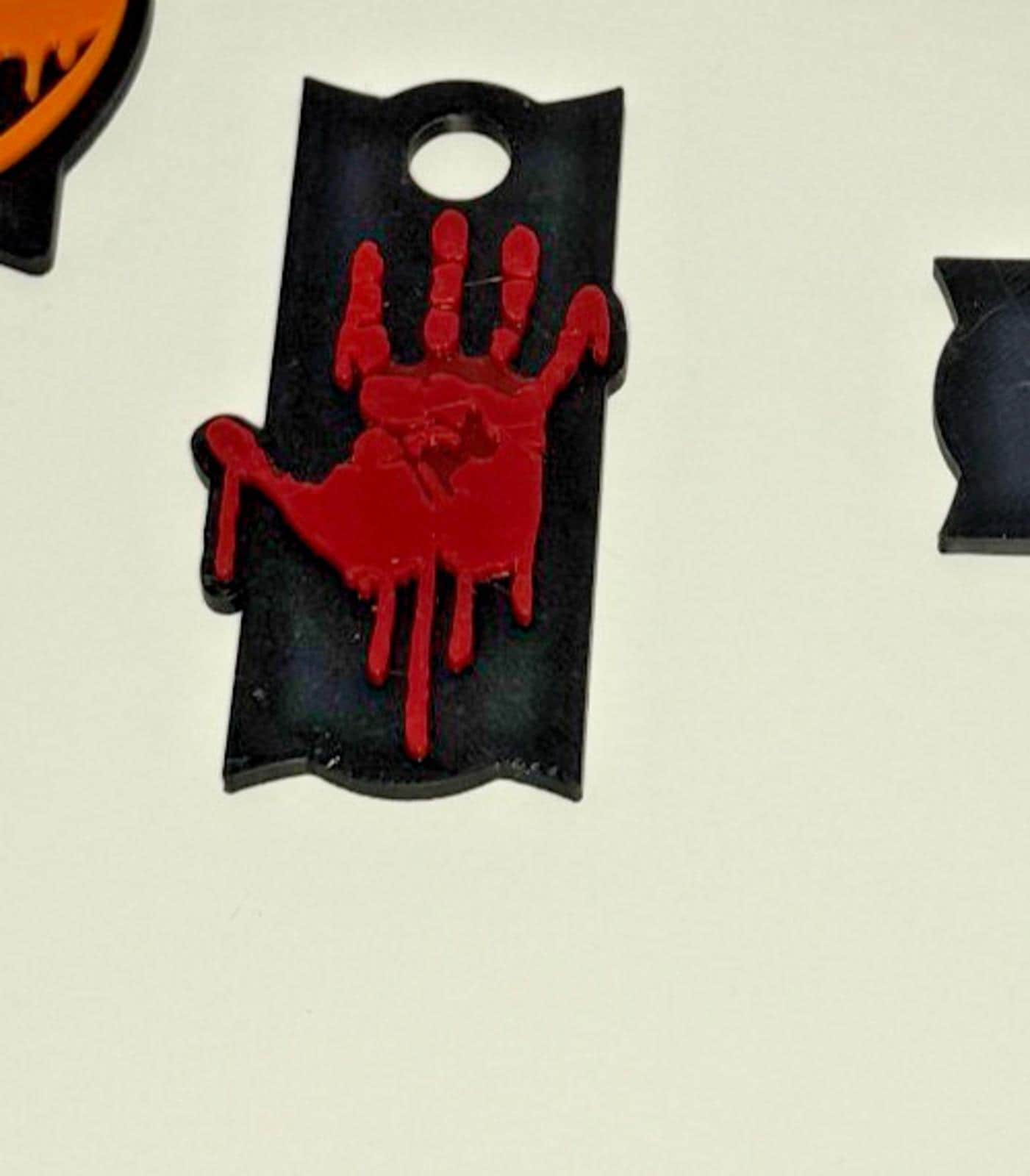 Halloween Stanley Cup Topper Bloody Hand ~ Fits 10mm Straw