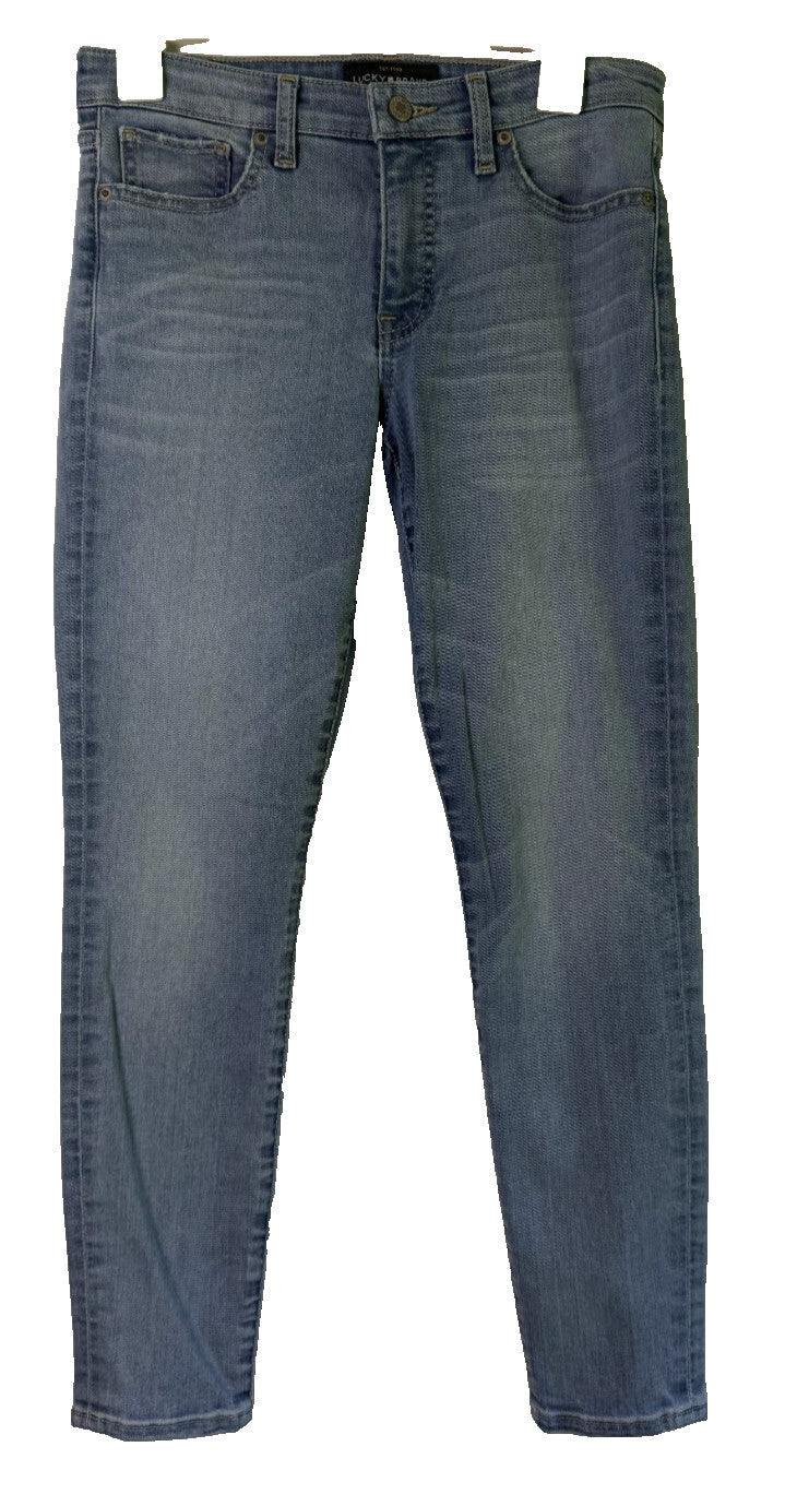 Lucky Brand Womens Low Rise Ava Skinny Jeans Size 2 / 26 Ankle -SameDay Shipping