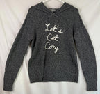 Marled Reunited Clothing Womens Sz S Pullover Hoodie Sweatshirt Lets Get Cozy