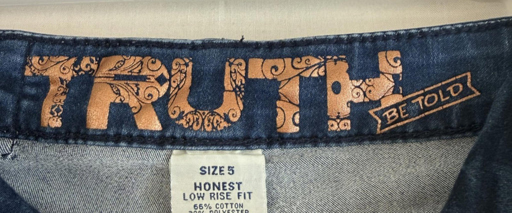 Truth Be Told Women's Jeans Size 5 Honest Low Rise Fit Stretch