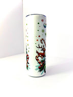 20 oz Feeling Extra Grinchy Stainless Steel Tumbler with Lid, Straw