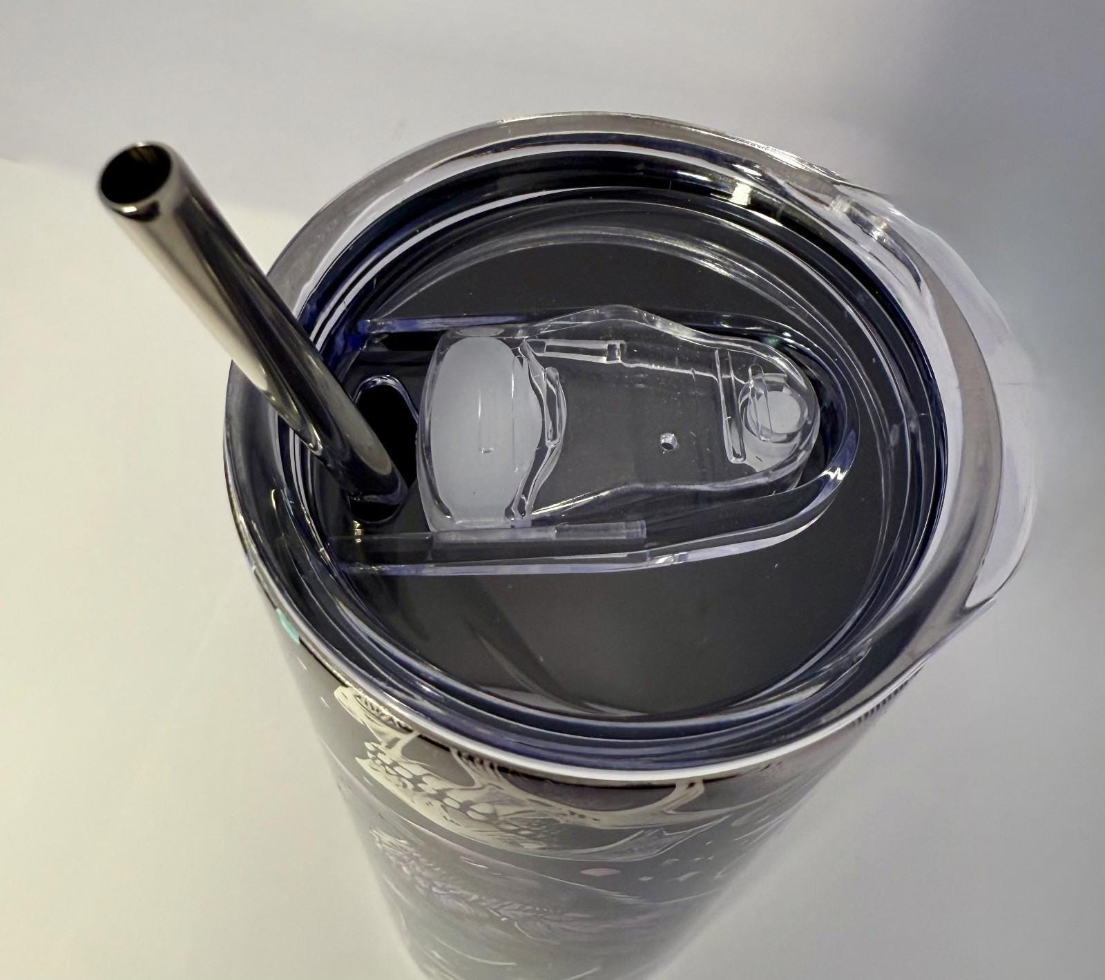 20 oz Witch Stainless Steel Tumbler with Lid, Straw