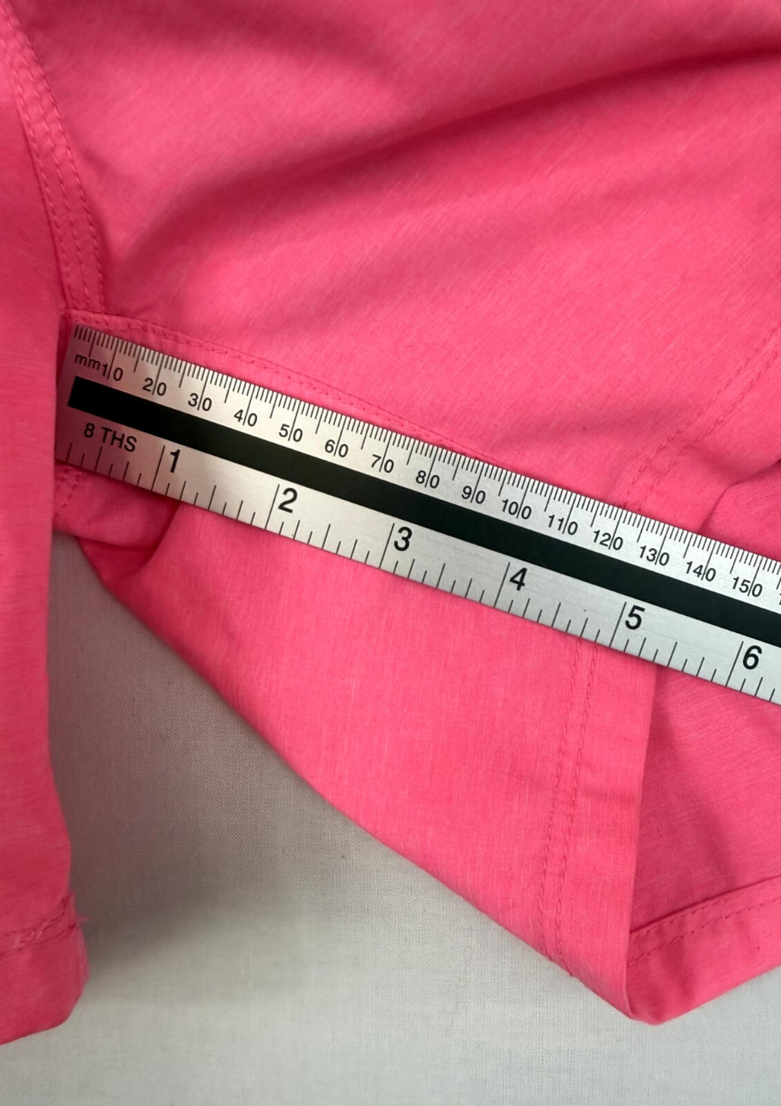 Hurley Mens Pink Drawstring Swim Shorts Size Medium 32 Elastic Waist Pocket