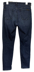 7 for All Mankind Jeans Womens Sz 29 Blue High Waist Ankle Gwenevere Preppy