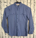 Orvis Open Air Caster Ventilated Long Sleeve Fishing Shirt Mens Size Medium Blue
