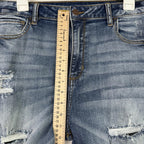 Fashion Nova Womens Jeans Sz 15 Here We Go Again Skinny Distressed Frayed Hem