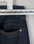 Levis 501 Jeans 38x34 Blue Regular Straight Dark Dirtwash Red Tab Denim