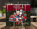20 oz Christmas Betty Boop Stainless Steel Tumbler with Lid, Straw