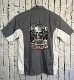 Vance Biker Wear 99th Laconia Bike Week Button Down Shirt Men 5xl Mechanic Style