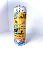 20 oz Funny Sewing Stainless Steel Tumbler with Lid, Straw