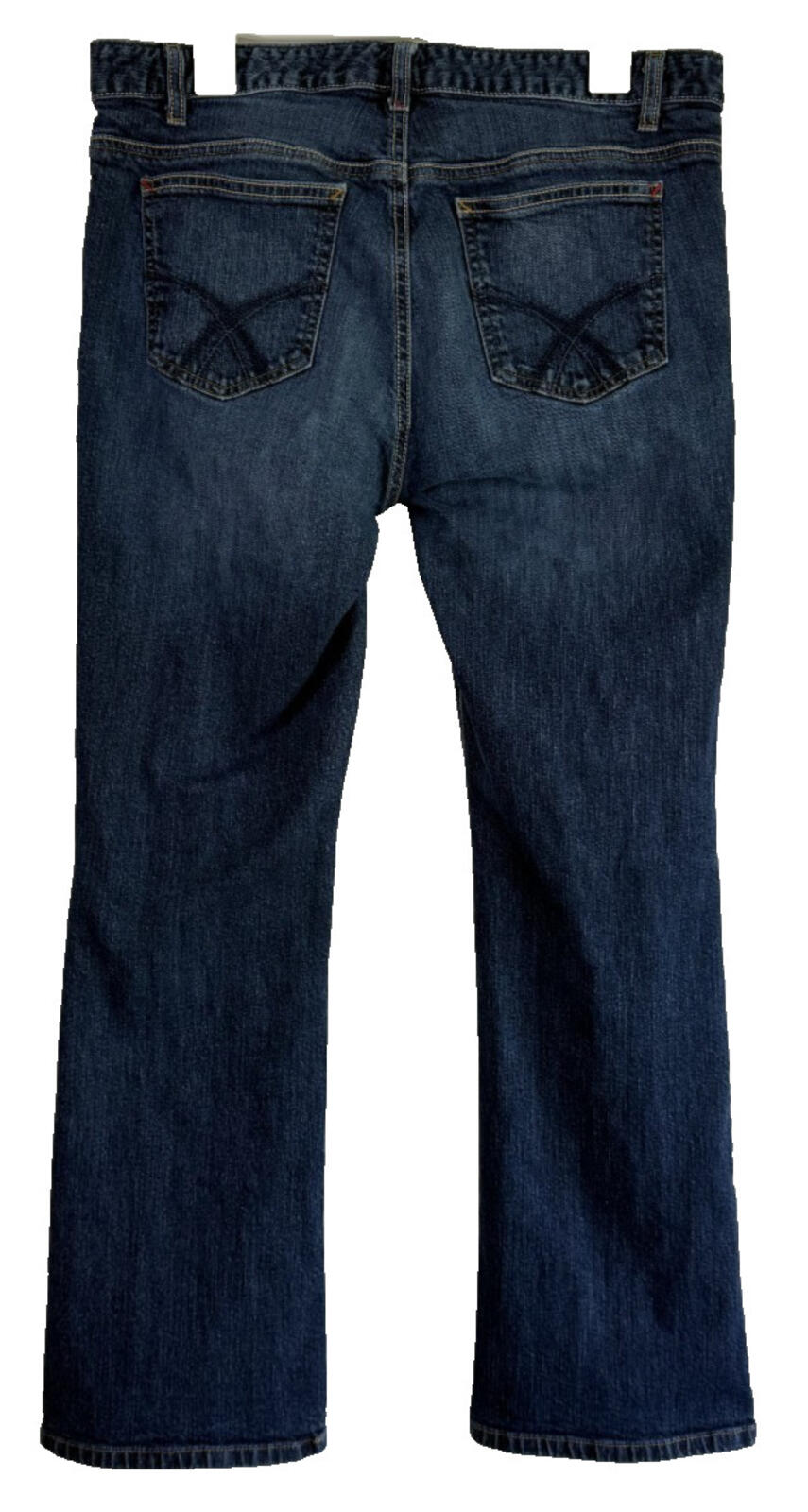 Tommy Hilfiger Classic Hope Boot Womens Sz 12 Short Dark Wash Blue Denim Jeans