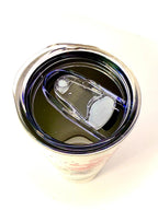 20 oz Dolphin Stainless Steel Tumbler with Lid, Straw