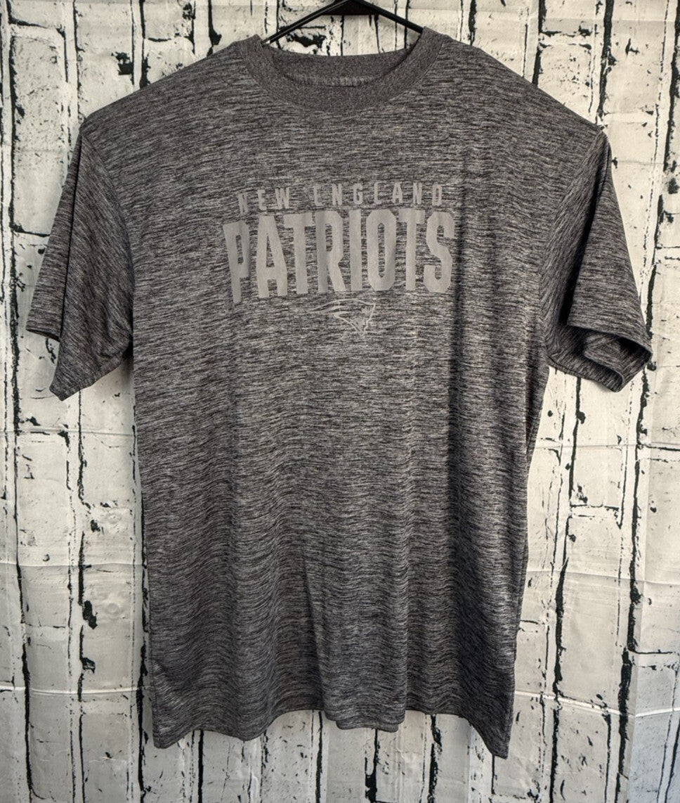New England Patriots Mens T-Shirt 2XL Gray Heather NFL Football Sports Fanatics
