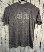 New England Patriots Mens T-Shirt 2XL Gray Heather NFL Football Sports Fanatics