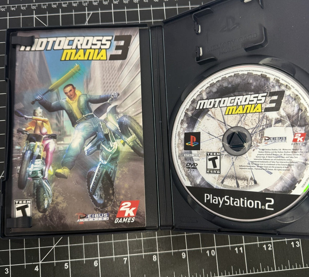 Motocross Mania 3 PS2 with Manual - PlayStation 2 Video Game Tested And Working