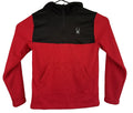 Spyder Hoodie Mens Sz S Red Black 1/4 Zip Pullover Fleece Spider Logo